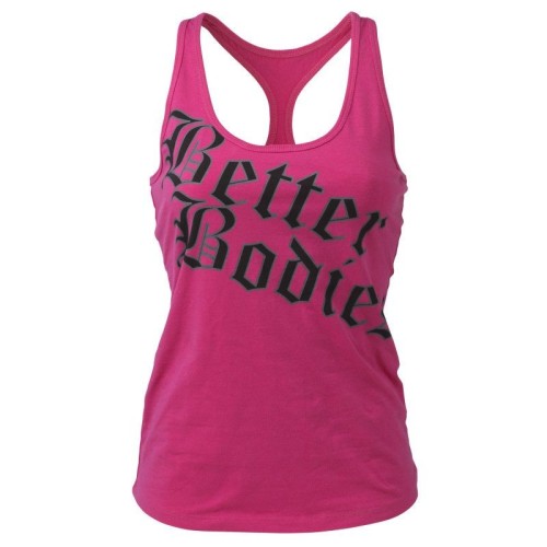 Better Bodies - Printed T-back, Hot pink